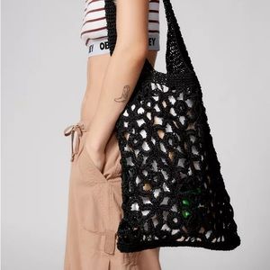 UO Monaco Raffia Hobo Bag